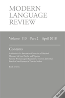 Capa do artigo Modern Language Review (113