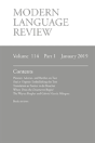 Modern Language Review (114 - Preview