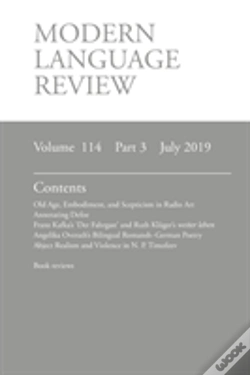 Capa do artigo Modern Language Review (114