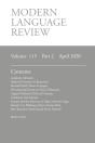 Modern Language Review (115 - Preview