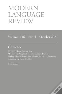 Capa do artigo Modern Language Review (116