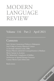 Capa do artigo Modern Language Review (116