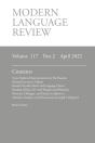 Modern Language Review  117:2  April 202 - Preview