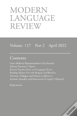 Capa do artigo Modern Language Review  117:2  April 202