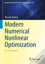 Modern Numerical Nonlinear Optimization