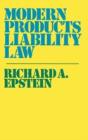 Modern Products Liability Law - Preview