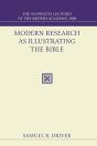 Modern Research As Illustrating The Bible - Preview