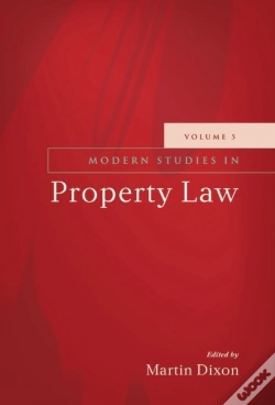 Capa do artigo Modern Studies In Property Law - Volume 5