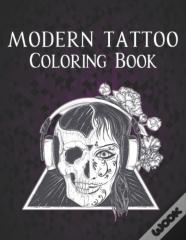 Modern Tattoo Coloring Book