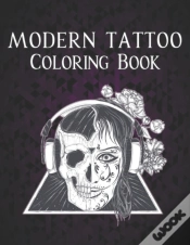 Capa do artigo Modern Tattoo Coloring Book