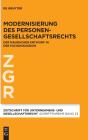Modernisierung Des Personengesellschafts - Preview