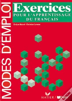 Capa do artigo Modes D'Emploi ; Exercices Pour L'Apprentissage Du Francais
