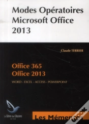Capa do artigo Modes Operatoires Microsoft Office 2013