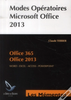 Capa do artigo Modes Operatoires Microsoft Office 2013