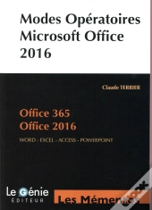Modes Operatoires Microsoft Office 2016 Et Office 365