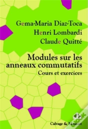 Capa do artigo Modules Sur Les Anneaux Commutatifs - Cours Et Exercices