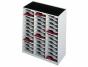 Mono-block paperflow classifier module with 36 dividers in gray color - Preview