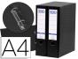 Modulo elba 2 pasta de arquivo de alavanca din a4 com rado 2 aneis preto lombada de 80 mm - Preview