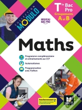 Modulo : Maths ; Terminale Bac Pro Groupements A Et B ; Livre De L'Élève (Édition 2021)