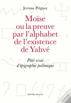 Capa do artigo Moise Ou La Preuve Par L Alphabet De L Existence De Yahve
