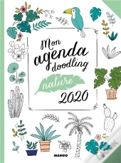 Mon Agenda Doodling Nature 2020