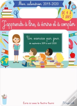 Capa do artigo Mon Calendrier Memoniak 2019-2020 J'Apprends A Lire, A Ecrire Et A Compter