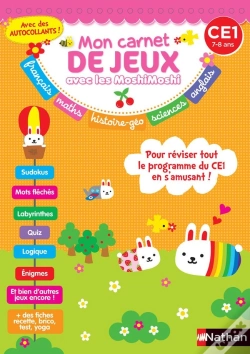 Capa do artigo Mon Carnet De Jeux Moshi Moshi Ce1