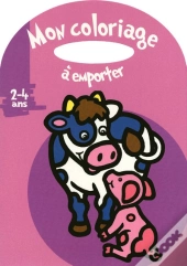 Mon Coloriage À Emporter ; Vache ; 2/4 Ans