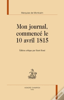 Capa do artigo Mon Journal Commencé Le 10 Avril 1815