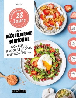 Capa do artigo Mon Programme 28 Jours : Mon Rééquilibrage Hormonal : Cortisol, Progestérone, Oestrogènes...