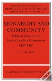 Capa do artigo Monarchy And Community