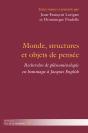 Monde, Structures Et Objets De Pensée - Preview