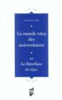 Monde Vécu Des Universitaires - Preview
