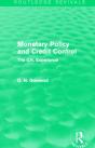 Monetary Policy And Credit Control (Routledge Revivals) - Preview