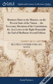 Capa do artigo Monitory Hints To The Minister, On The P