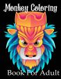 Monkey Coloring Book For Adult - Preview