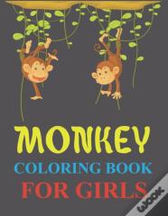 Monkey Coloring Book For Girls