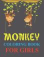 Monkey Coloring Book For Girls - Preview