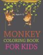 Monkey Coloring Book For Kids Ages 4-12 - Preview