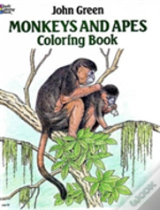 Monkeys And Apes Colouring Book