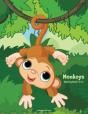 Monkeys Coloring Book 1, 2   3 - Preview