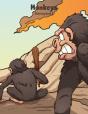 Monkeys Coloring Book 2 - Preview