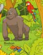 Monkeys Coloring Book 3 - Preview