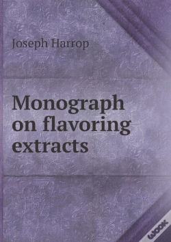 Capa do artigo Monograph On Flavoring Extracts
