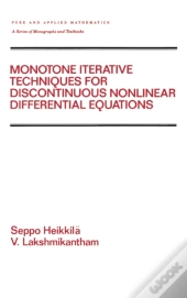 Monotone Iterative Techniques For Discontinuous Nonlinear Differential Equations