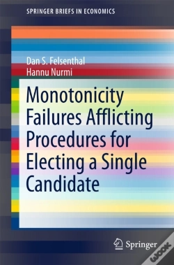 Capa do artigo Monotonicity Failures Afflicting Procedures For Electing A Single Candidate