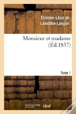 Capa do artigo Monsieur Et Madame. Tome 1