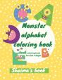 Monsters Alphabet Coloring Book - Preview