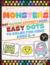 Monsters Dot Marker Activity Book