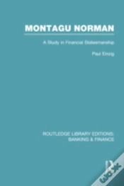 Capa do artigo Montagu Norman (Rle Banking & Finance)